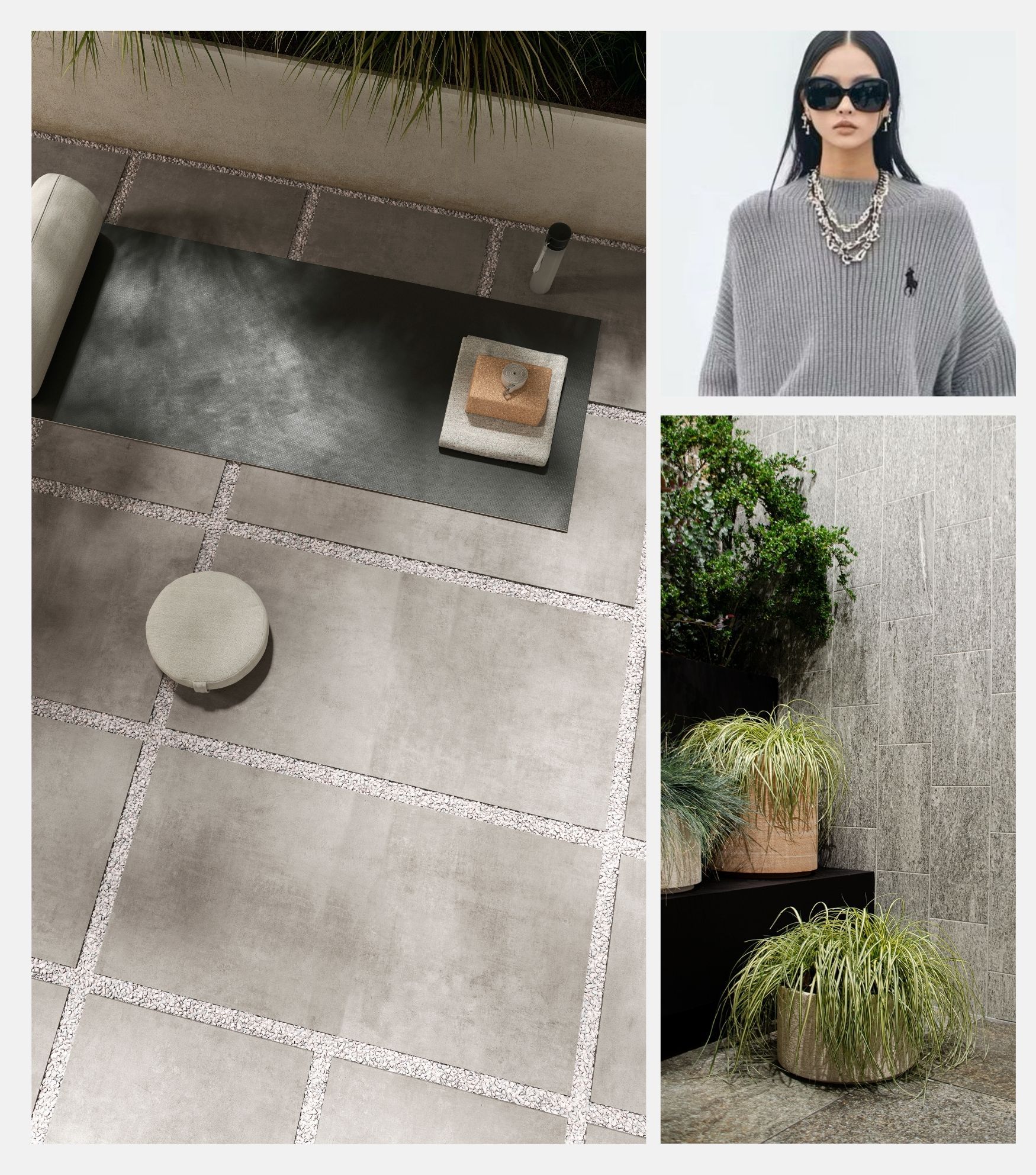 Collezione Concrete e Grugio Lunare